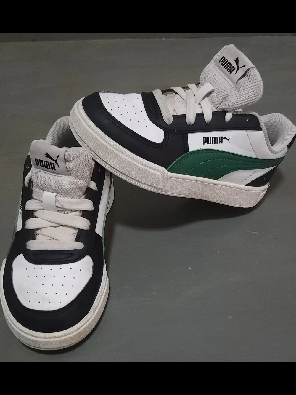 Puma Kids' White Black Green & White Maroon & Blue Classic Low-Top Sneakers